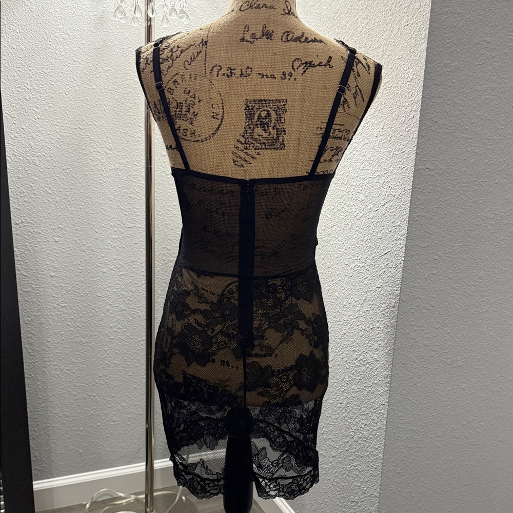 Victoria's Secret Black Lace Chemise - Picture 2 of 8
